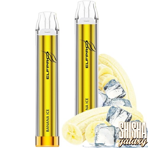 Elfpro Elfpro - Banana Ice - 10er Packung / Display (Sparset) - Einweg E-Shisha - 700 Züge / Nikotin 20 mg