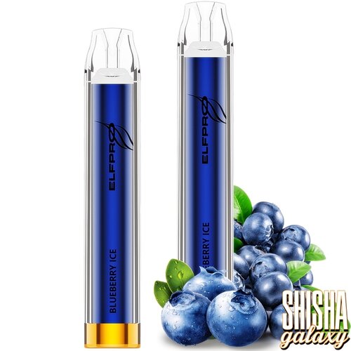 Elfpro Elfpro - Blueberry Ice - 10er Packung / Display (Sparset) - Einweg E-Shisha - 700 Züge / Nikotin 20 mg