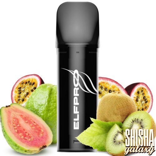 Elfpro Elfpro - Kiwi Passion Fruit Guava - Prefilled Liquid Pod - 2 ml - Nikotin 20 mg - 10er Pack + Display