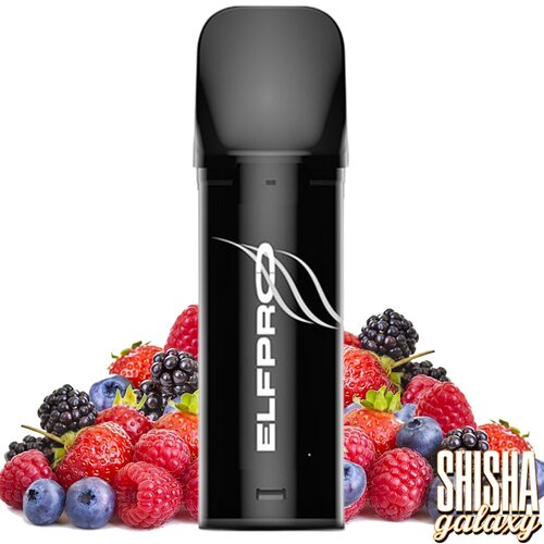 Elfpro Elfpro - Mixed Berries - Prefilled Liquid Pod - 2 ml - Nikotin 20 mg - 10er Pack + Display