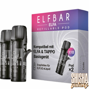 Elf Bar ELFA & Tappo - Refillable - Liquid Pods - 2er Pack