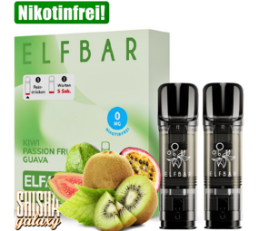 Elfbar ELFA - Kiwi Passion Fruit Guava - Liquid Pod - Nikotinfrei - 2er Pack Elfbar ELFA - Kiwi Passion Fruit Guava - Liquid Pod - Nikotinfrei - 2er Pack
