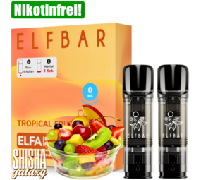 Elfbar ELFA - Tropical Fruit - Liquid Pod - Nikotinfrei - 2er Pack Elfbar ELFA - Tropical Fruit - Liquid Pod - Nikotinfrei - 2er Pack