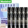 Elfbar Elfbar - ELFA - Blueberry - Liquid Pod - 2 ml - Nikotinfrei - 10er Pack (5x2er Pack) Elfbar Elfbar - ELFA - Blueberry - Liquid Pod - 2 ml - Nikotinfrei - 10er Pack (5x2er Pack)