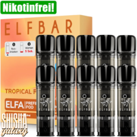 ELFA - Tropical Fruit - Liquid Pod - Nikotinfrei - 10er Pack