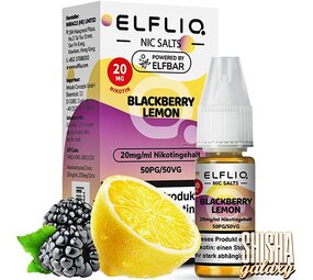 Elfliq Blackberry Lemon - E-Liquid - Nikotin 20 mg/ml Elfliq Blackberry Lemon - E-Liquid - Nikotin 20 mg/ml