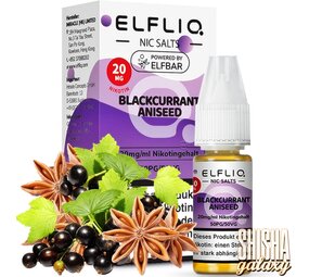 Elfliq Blackcurrant Aniseed - E-Liquid - Nikotin 20 mg/ml Elfliq Blackcurrant Aniseed - E-Liquid - Nikotin 20 mg/ml