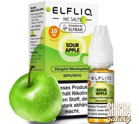 Elfliq Sour Apple - E-Liquid - Nikotin 10 mg/ml Elfliq Sour Apple - E-Liquid - Nikotin 10 mg/ml