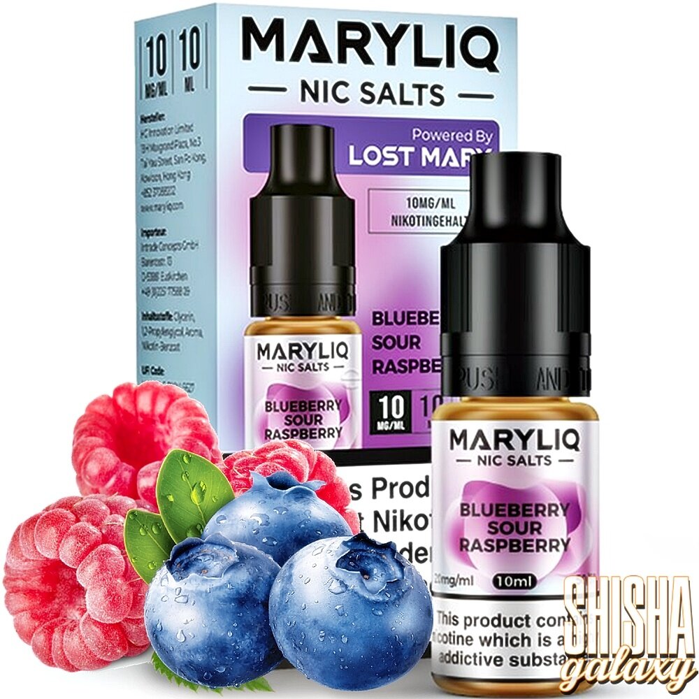 Maryliq Maryliq - Blueberry Sour Raspberry - E-Liquid - Nikotin 10 mg/ml