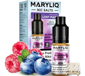 Maryliq Blueberry Sour Raspberry - E-Liquid - Nikotin 10 mg/ml Maryliq Blueberry Sour Raspberry - E-Liquid - Nikotin 10 mg/ml