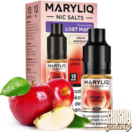 Maryliq Maryliq - Double Apple - E-Liquid - Nikotin 10 mg/ml Maryliq Maryliq - Double Apple - E-Liquid - Nikotin 10 mg/ml
