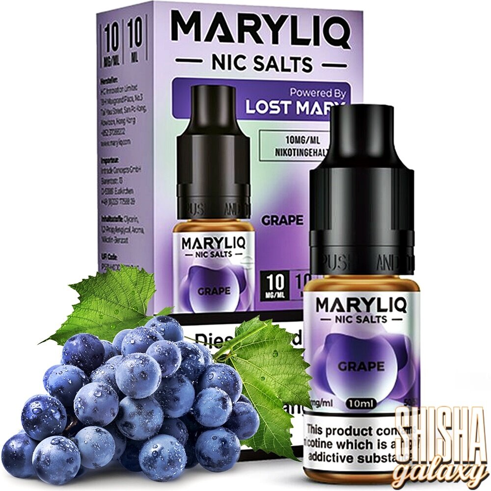 Maryliq Maryliq - Grape - E-Liquid - Nikotin 10 mg/ml Maryliq Maryliq - Grape - E-Liquid - Nikotin 10 mg/ml