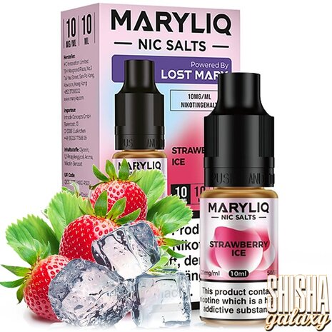 Maryliq Maryliq - Strawberry Ice - E-Liquid - Nikotin 10 mg/ml Maryliq Maryliq - Strawberry Ice - E-Liquid - Nikotin 10 mg/ml