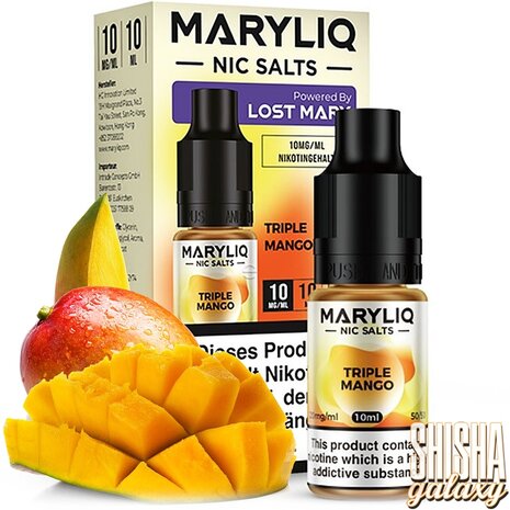 Maryliq Maryliq - Triple Mango - E-Liquid - Nikotin 10 mg/ml Maryliq Maryliq - Triple Mango - E-Liquid - Nikotin 10 mg/ml