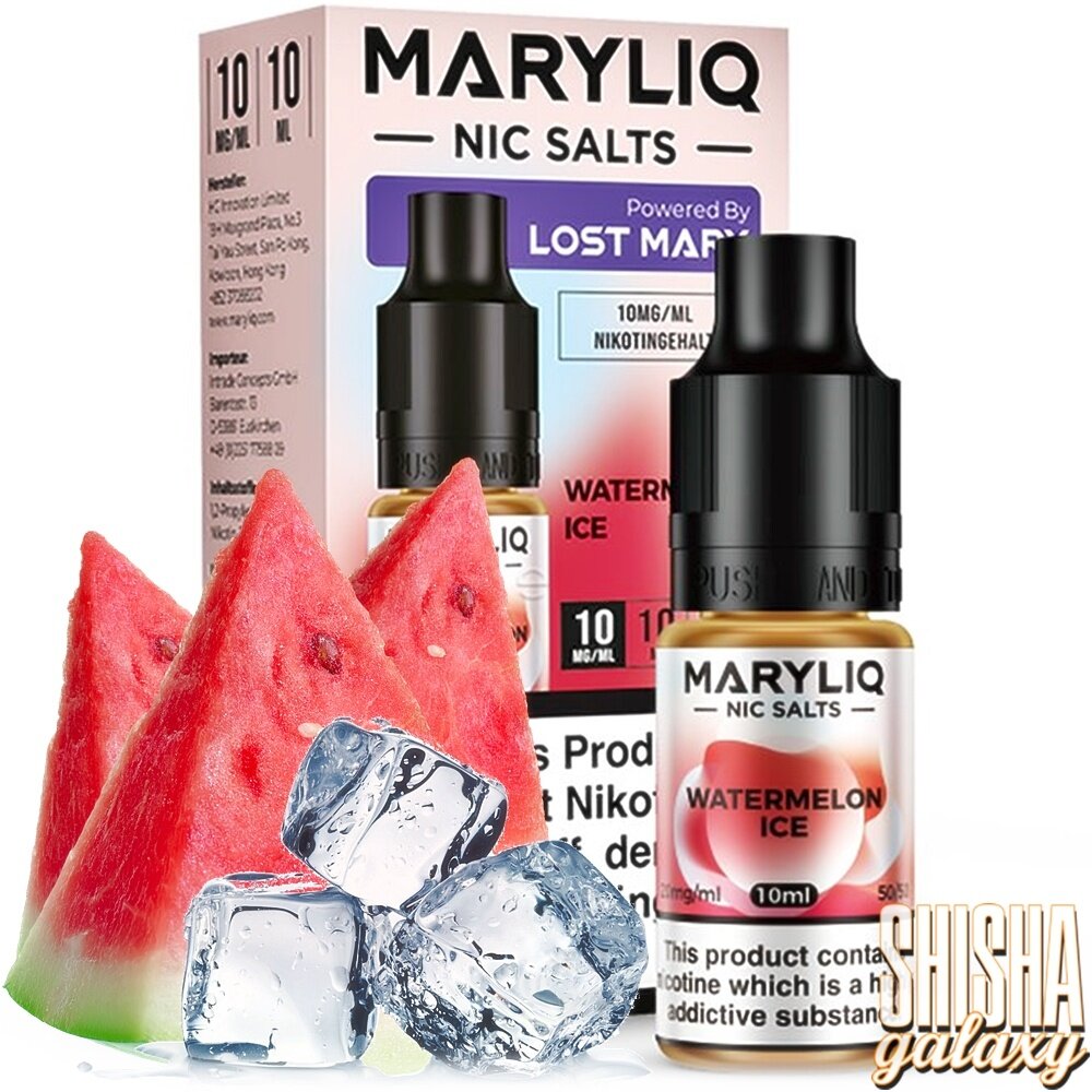 Maryliq Maryliq - Watermelon Ice - E-Liquid - Nikotin 10 mg/ml Maryliq Maryliq - Watermelon Ice - E-Liquid - Nikotin 10 mg/ml