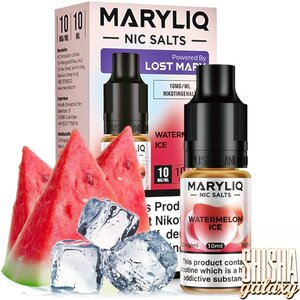 Maryliq Watermelon Ice - E-Liquid - Nikotin 10 mg/ml Maryliq Watermelon Ice - E-Liquid - Nikotin 10 mg/ml