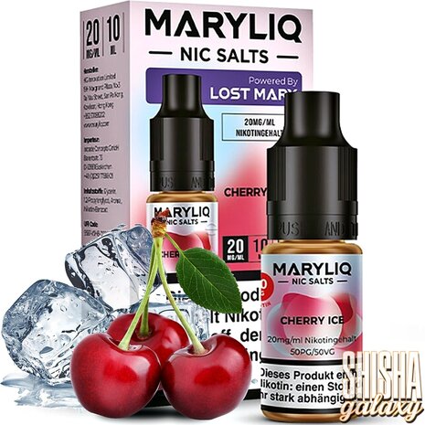 Maryliq Maryliq - Cherry Ice - E-Liquid - Nikotin 20 mg/ml Maryliq Maryliq - Cherry Ice - E-Liquid - Nikotin 20 mg/ml