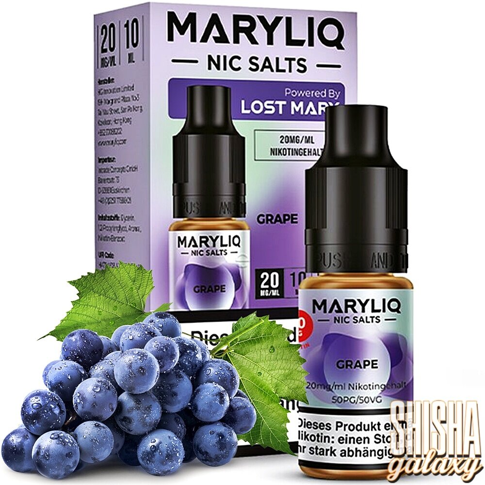 Maryliq Maryliq - Grape - E-Liquid - Nikotin 20 mg/ml Maryliq Maryliq - Grape - E-Liquid - Nikotin 20 mg/ml