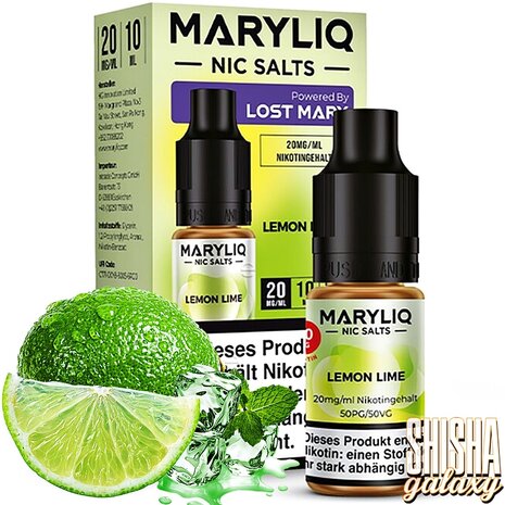 Maryliq Maryliq - Lemon Lime - E-Liquid - Nikotin 20 mg/ml Maryliq Maryliq - Lemon Lime - E-Liquid - Nikotin 20 mg/ml