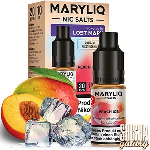 Maryliq Peach Ice - E-Liquid - Nikotin 20 mg/ml Maryliq Peach Ice - E-Liquid - Nikotin 20 mg/ml