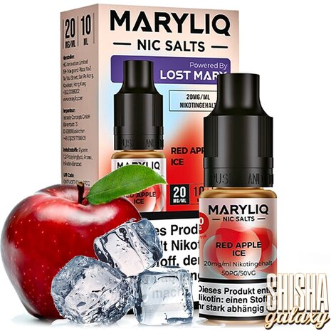 Maryliq Maryliq - Red Apple Ice - E-Liquid - Nikotin 20 mg/ml