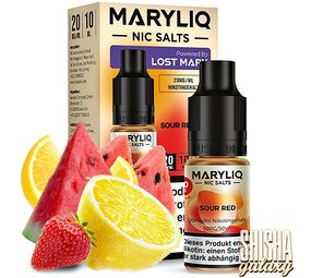 Maryliq Sour Red - E-Liquid - Nikotin 20 mg/ml Maryliq Sour Red - E-Liquid - Nikotin 20 mg/ml
