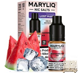 Maryliq Watermelon Ice - E-Liquid - Nikotin 20 mg/ml Maryliq Watermelon Ice - E-Liquid - Nikotin 20 mg/ml