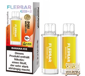 Flerbar Flerbar Pod - Banana Ice - Liquid Pod - Nikotin 20 mg - 2er Pack Flerbar Flerbar Pod - Banana Ice - Liquid Pod - Nikotin 20 mg - 2er Pack