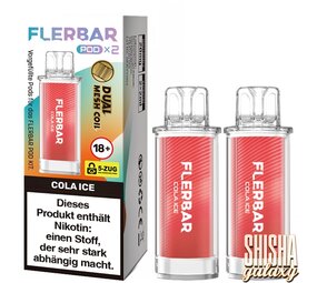 Flerbar Flerbar Pod - Cola Ice - Liquid Pod - Nikotin 20 mg - 2er Pack Flerbar Flerbar Pod - Cola Ice - Liquid Pod - Nikotin 20 mg - 2er Pack