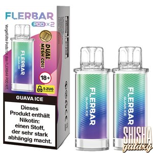 Flerbar Flerbar Pod - Guava Ice  - Liquid Pod - Nikotin 20 mg - 2er Pack
