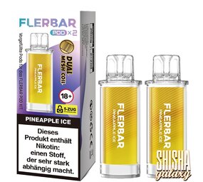 Flerbar Flerbar Pod - Pineapple Ice - Liquid Pod - Nikotin 20 mg - 2er Pack Flerbar Flerbar Pod - Pineapple Ice - Liquid Pod - Nikotin 20 mg - 2er Pack