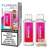 Flerbar Pod - Pink Watermelon - Liquid Pod - Nikotin 20 mg - 2er Pack