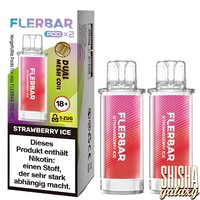 Flerbar Pod - Strawberry Ice - Liquid Pod - Nikotin 20 mg - 2er Pack