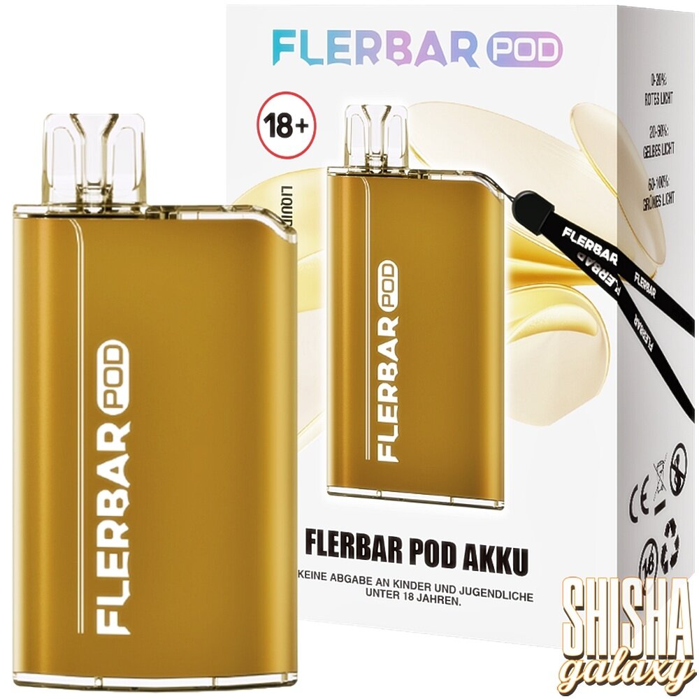 Flerbar Flerbar - Pod Kit - Akku 500 mAh - Gold - E-Zigarette