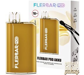Flerbar Pod Kit - Akku 500 mAh - Gold Flerbar Pod Kit - Akku 500 mAh - Gold