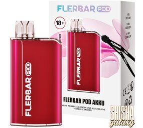 Flerbar Pod Kit - Akku 500 mAh - Red Flerbar Pod Kit - Akku 500 mAh - Red