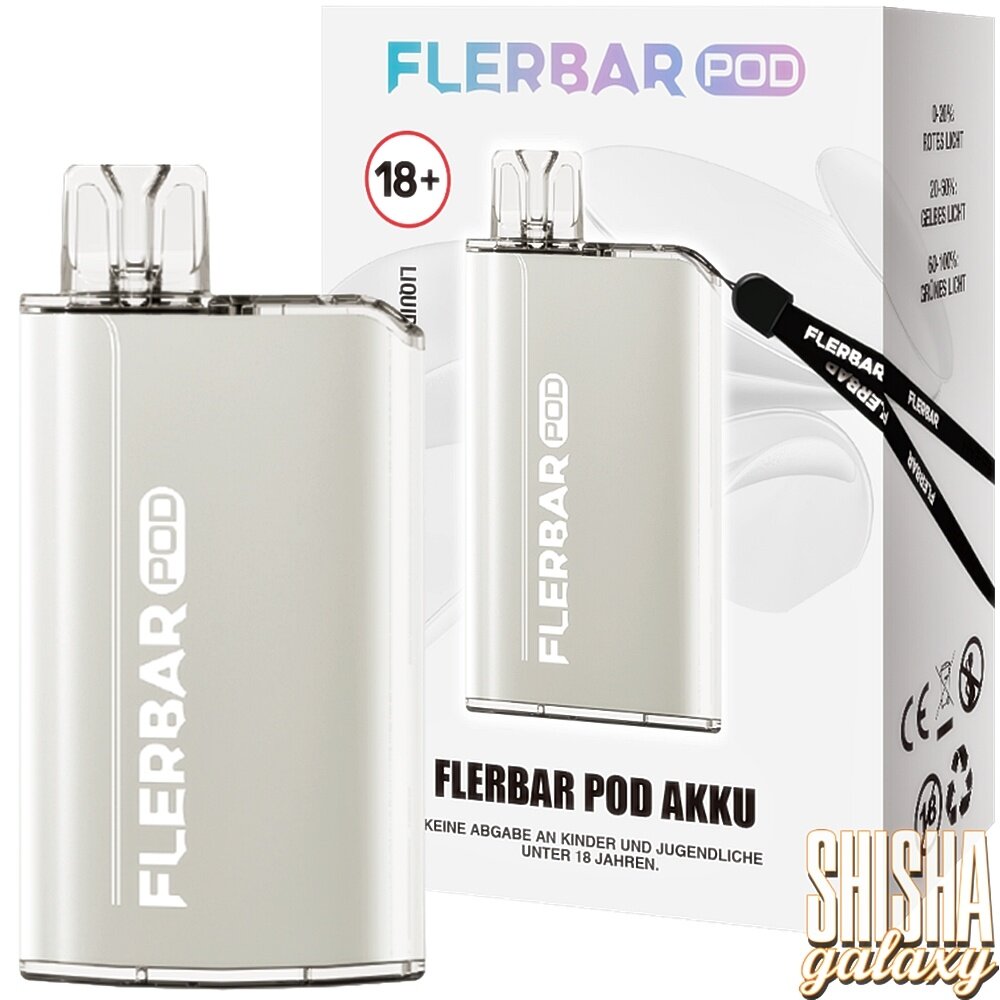 Flerbar Flerbar - Pod Kit - Akku 500 mAh - Silver - E-Zigarette Flerbar Flerbar - Pod Kit - Akku 500 mAh - Silver - E-Zigarette
