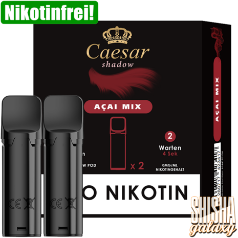 Caesar Caesar Shadow - Acai Mix - Liquid Pod - 2 ml - Nikotinfrei - 2er Pack (4ml) Caesar Caesar Shadow - Acai Mix - Liquid Pod - 2 ml - Nikotinfrei - 2er Pack (4ml)