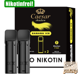 Caesar Banana Ice - Liquid Pod - Nikotinfrei - 2er Pack Caesar Banana Ice - Liquid Pod - Nikotinfrei - 2er Pack