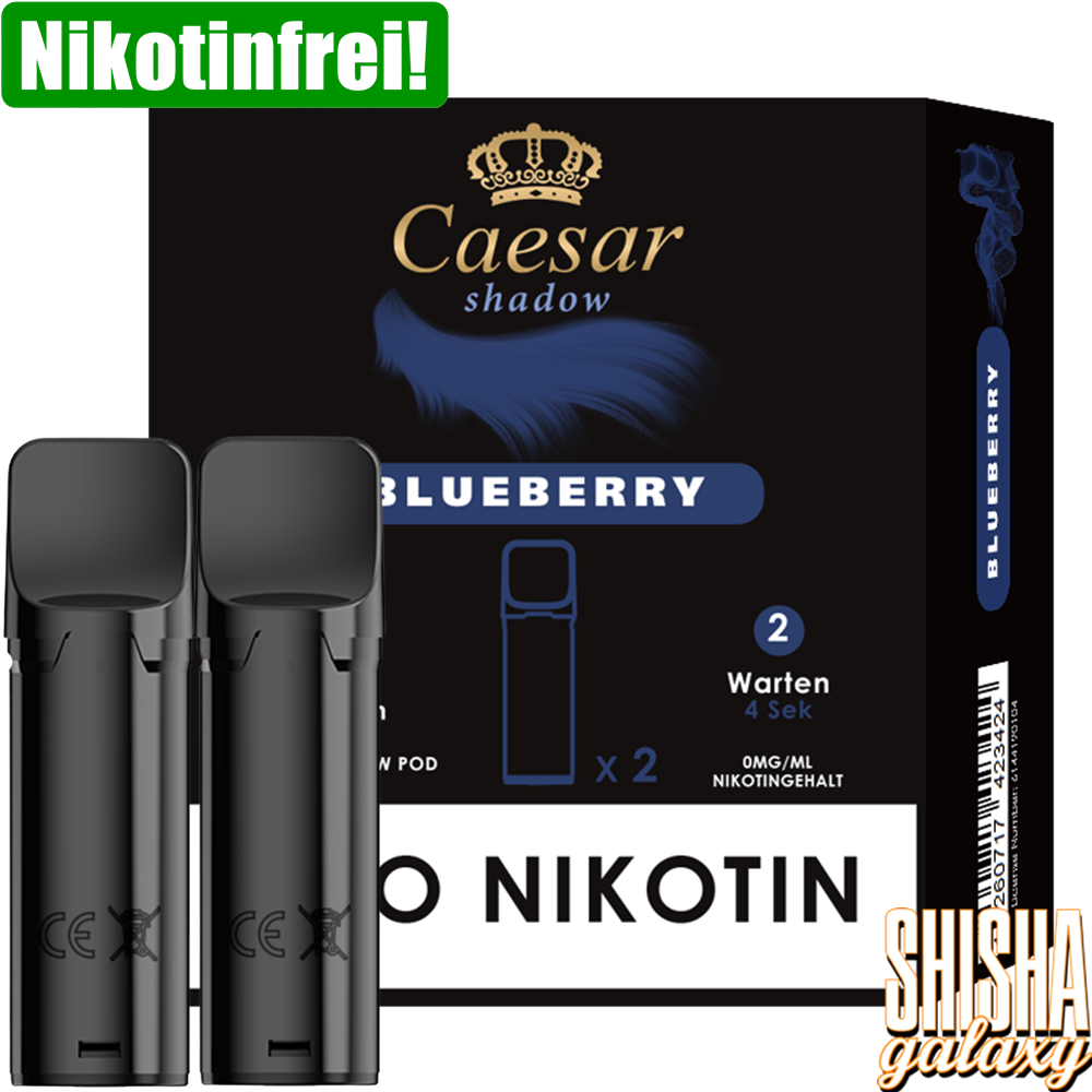 Caesar Caesar Shadow - Blueberry - Liquid Pod - 2 ml - Nikotinfrei - 2er Pack (4ml) Caesar Caesar Shadow - Blueberry - Liquid Pod - 2 ml - Nikotinfrei - 2er Pack (4ml)