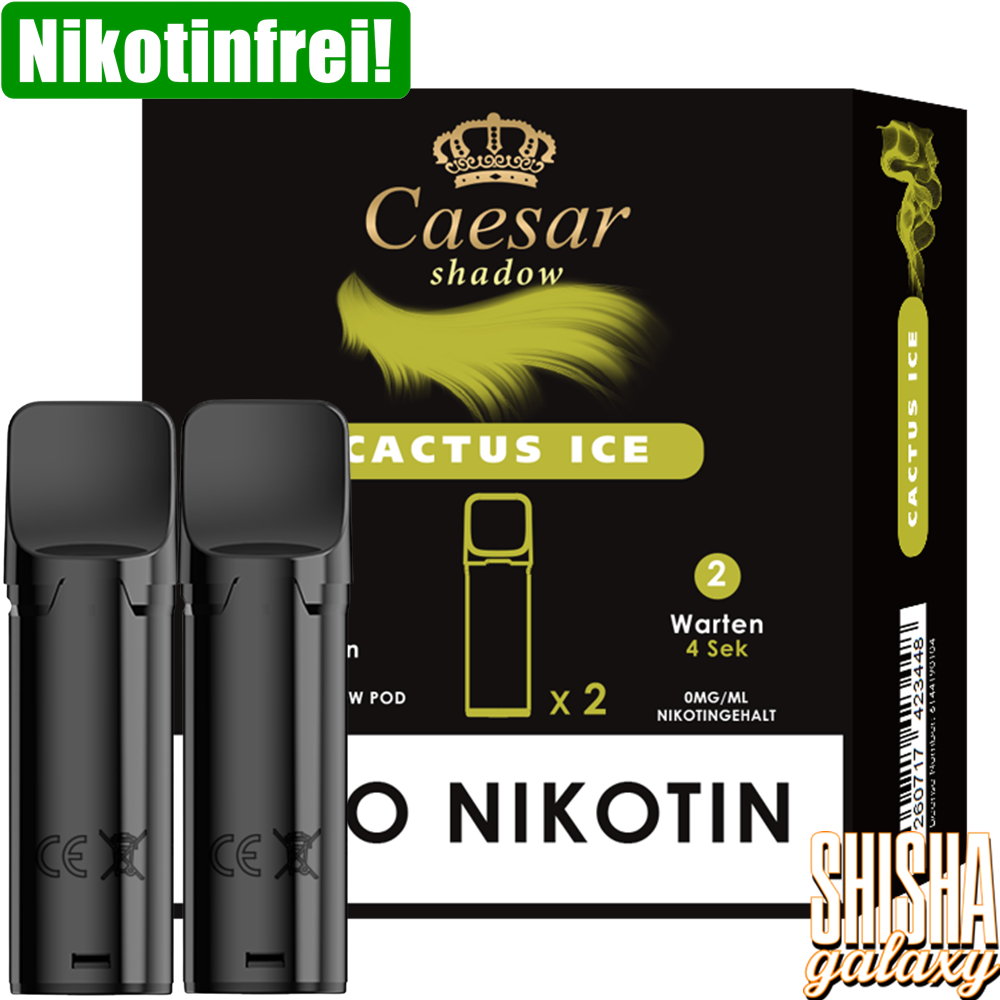 Caesar Shadow - Cactus Ice - Liquid Pod - Nikotinfrei - 2er Pack - Shisha Galaxy Caesar Shadow - Cactus Ice - Liquid Pod - Nikotinfrei - 2er Pack - Shisha Galaxy
