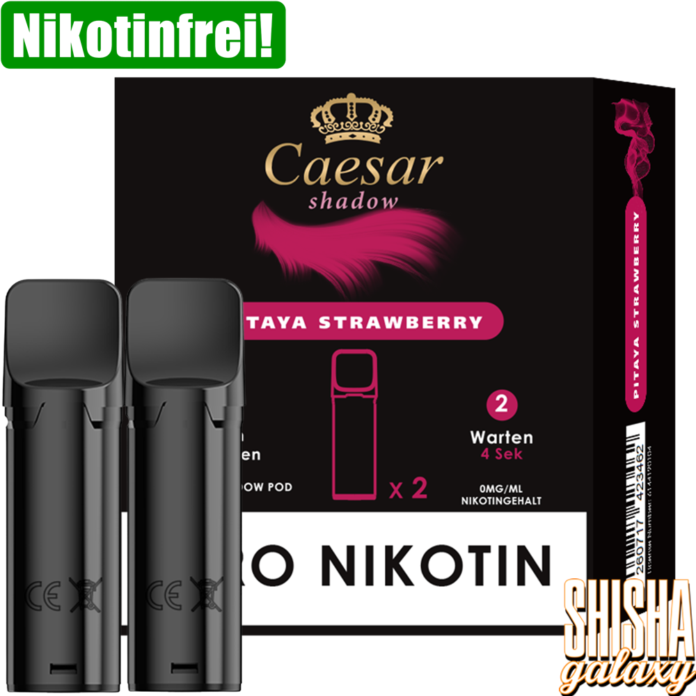 Caesar Caesar Shadow - Pitaya Strawberry - Liquid Pod - 2 ml - Nikotinfrei - 2er Pack (4ml)