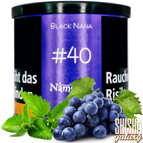 NameLess NameLess Tabak - Black Nana #40 (200g) - Shisha Tabak NameLess NameLess Tabak - Black Nana #40 (200g) - Shisha Tabak