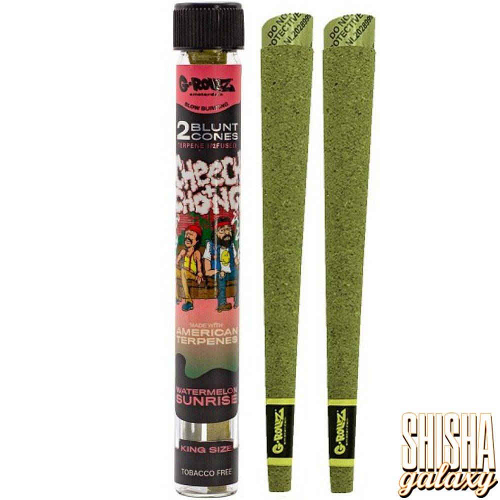 G-Rollz G-Rollz - Watermelon Sunrise Blunt Cones - Cheech & Chong Terpene Infused - King Size - 2 Stück G-Rollz G-Rollz - Watermelon Sunrise Blunt Cones - Cheech & Chong Terpene Infused - King Size - 2 Stück