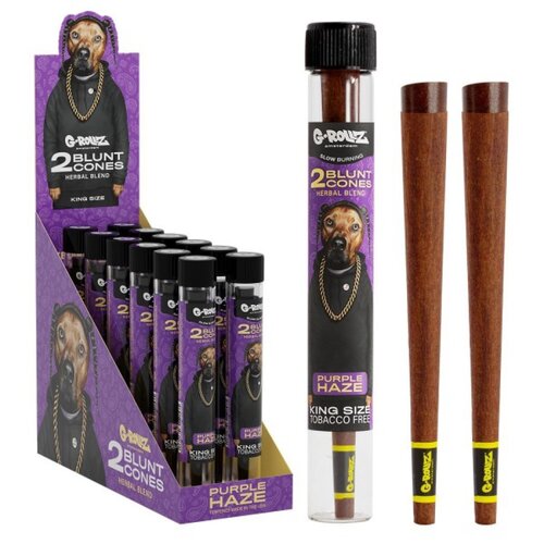 G-Rollz G-Rollz - The Dog Purple Haze Blunt Cones - King Size - 2 Stück