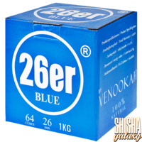 Venookah - 1 kg - 26er Blue Cubes - Naturkohle