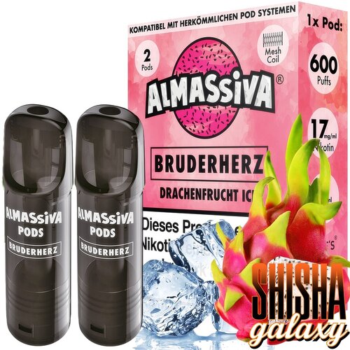 Al Massiva Al Massiva - Bruderherz - Prefilled Liquid Pod - 2 ml - Nikotin 17 mg - 2er Pack