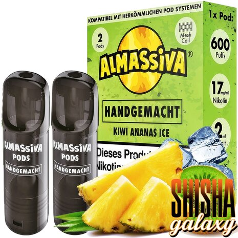 Al Massiva Al Massiva - Handgemacht - Liquid Pod - 2 ml - Nikotin 17 mg - 2er Pack (4ml) Al Massiva Al Massiva - Handgemacht - Liquid Pod - 2 ml - Nikotin 17 mg - 2er Pack (4ml)