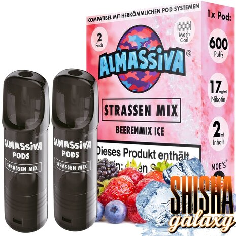Al Massiva Al Massiva - Strassen Mix - Liquid Pod - 2 ml - Nikotin 17 mg - 2er Pack (4ml)