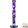 Fire Flow B1 Fire Flow™ x Black Leaf® - Cylinder Bong - Pink Leaves - No. 8 - 400 mm x 51 mm - NS 14/19 - Glasbong Fire Flow B1 Fire Flow™ x Black Leaf® - Cylinder Bong - Pink Leaves - No. 8 - 400 mm x 51 mm - NS 14/19 - Glasbong